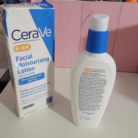 Cerave AM Facial Moisturizing Lotion SPF 30 Broad Spectrum Listing 3 of 3 - Picture 10 of 11